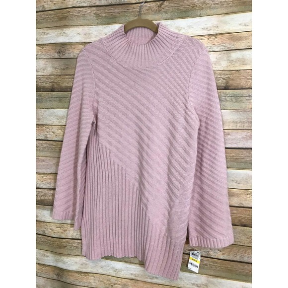 Charter Club Ballet Ribbon Mock Neck Sweater NWT - Picture 3 of 5